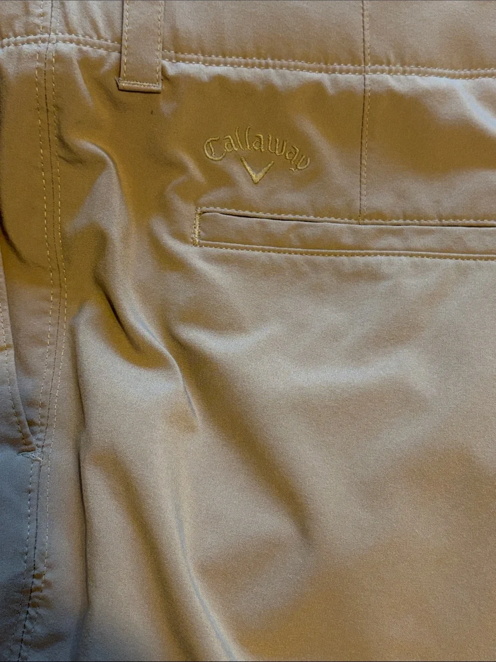 Callaway Men's Tan Khaki Golf Chinos